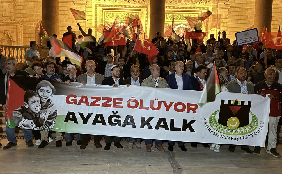 Gazze’deki Saldırıların 3. Yılında Kahramanmaraş’tan Protesto
