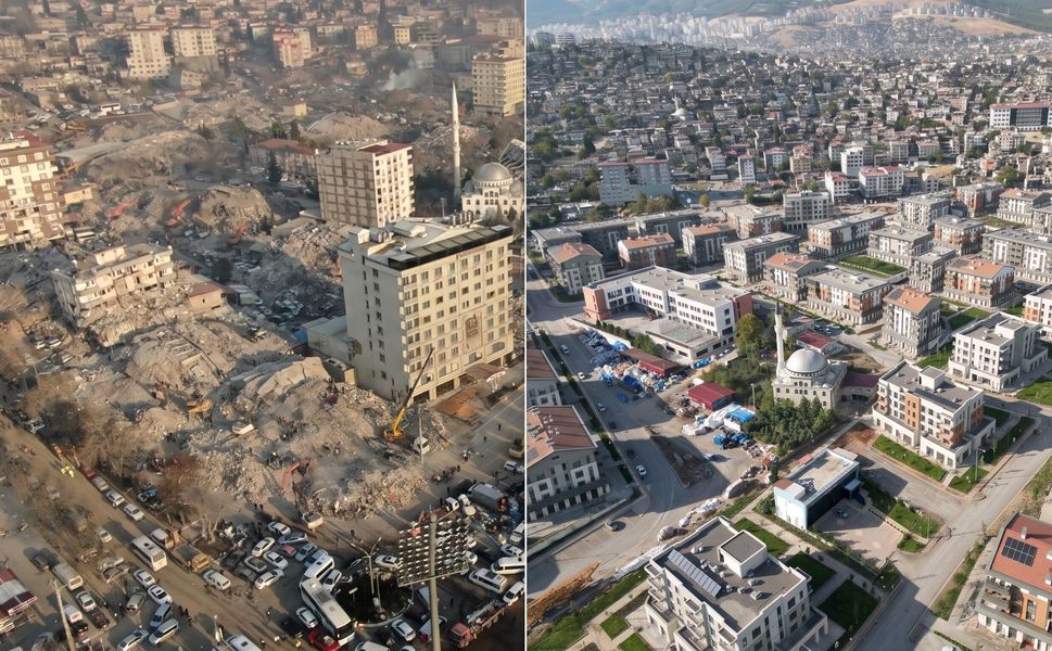 Deprem İzleri Yerini Yeni Yapılara Bıraktı