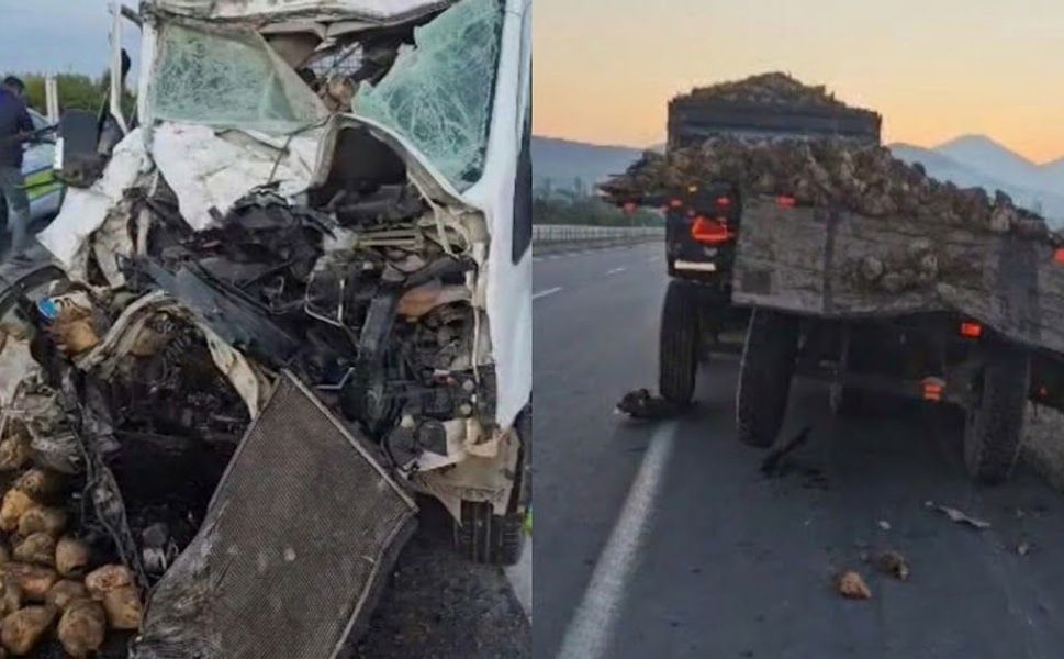 Afşin’de Traktöre Arkadan Çarpan Transit Sürücüsü Ağır Yaralandı