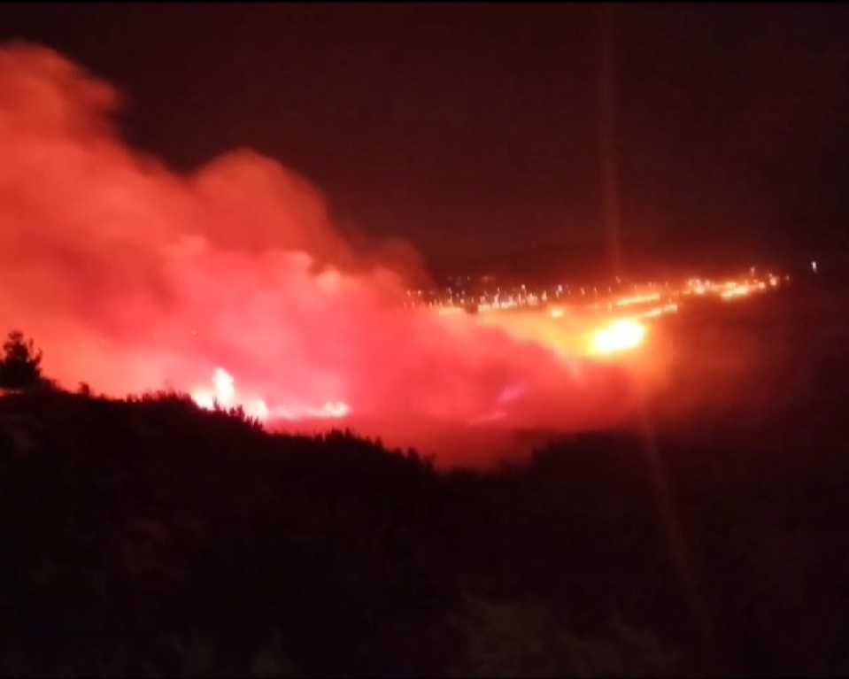 Kahramanmaraş'ta Korkutan Yangın(1)