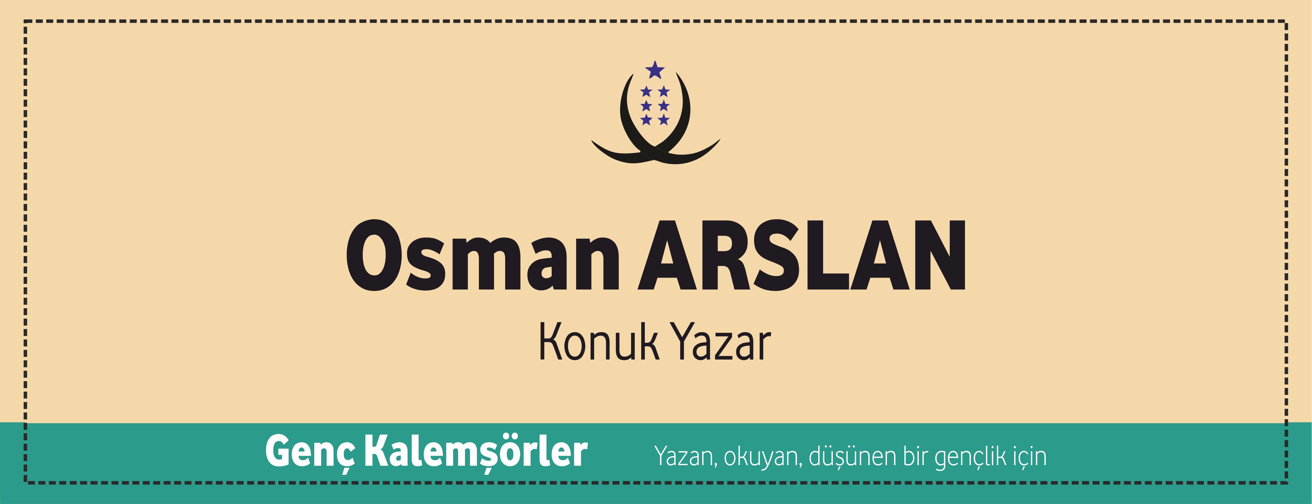 Genç Kalemşörler Osman Arslan