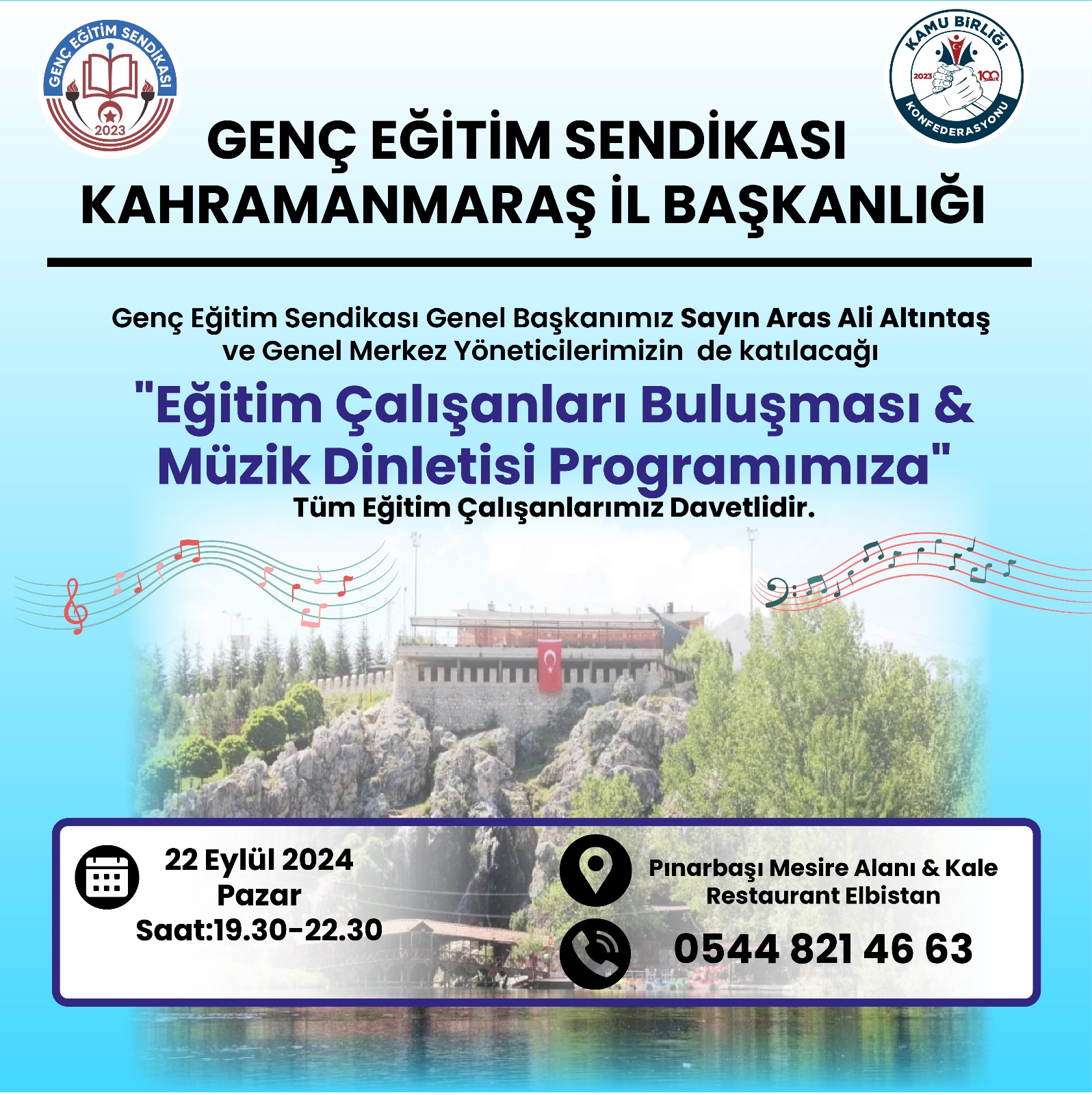 Genç Eğitim Sendikası Genel Başkanı Kahramanmaraş'ta Eğitim Çalışanlarıyla Buluşuyor