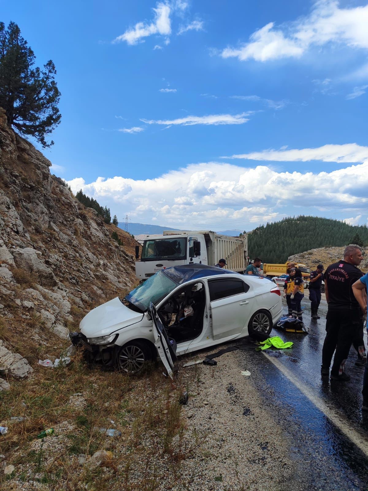 Kahramanmaraş'ta Trafik Kazası İki Sözleşmeli Er Hayatını Kaybetti (1)