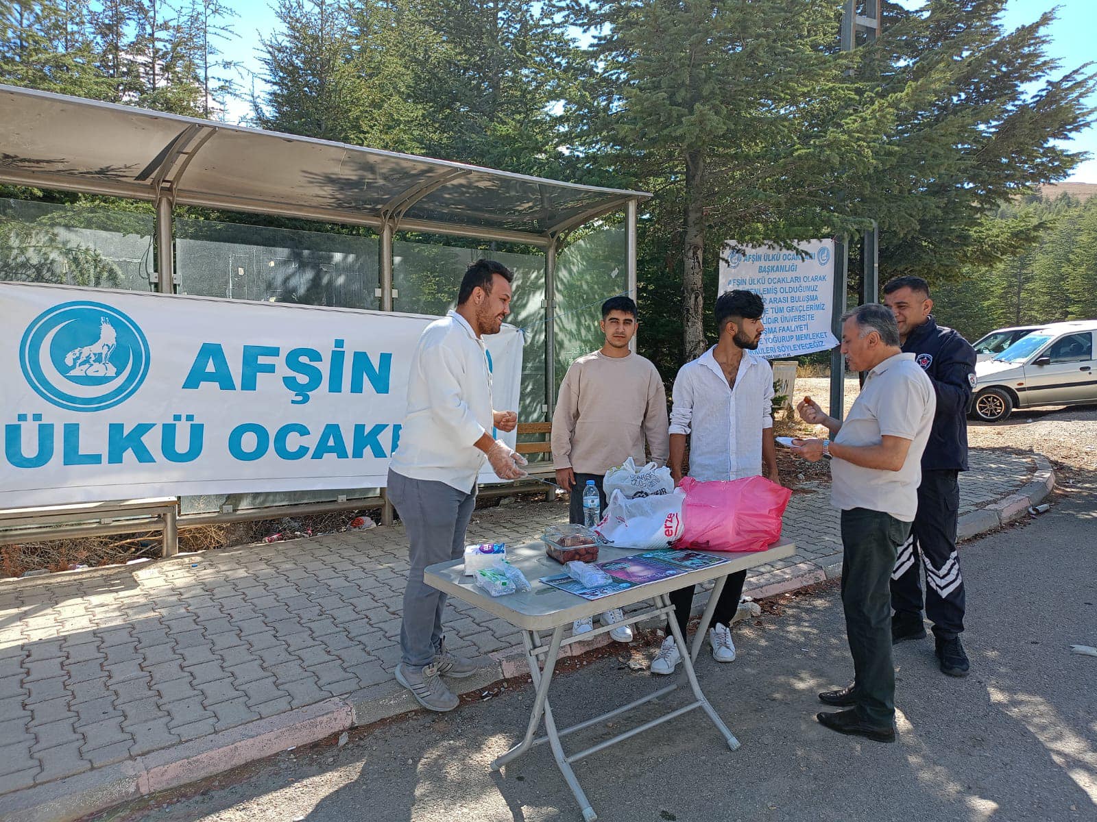 Afşin Ülkü Ocakları Meslek Yüksekokulu’nda Stand Açtı