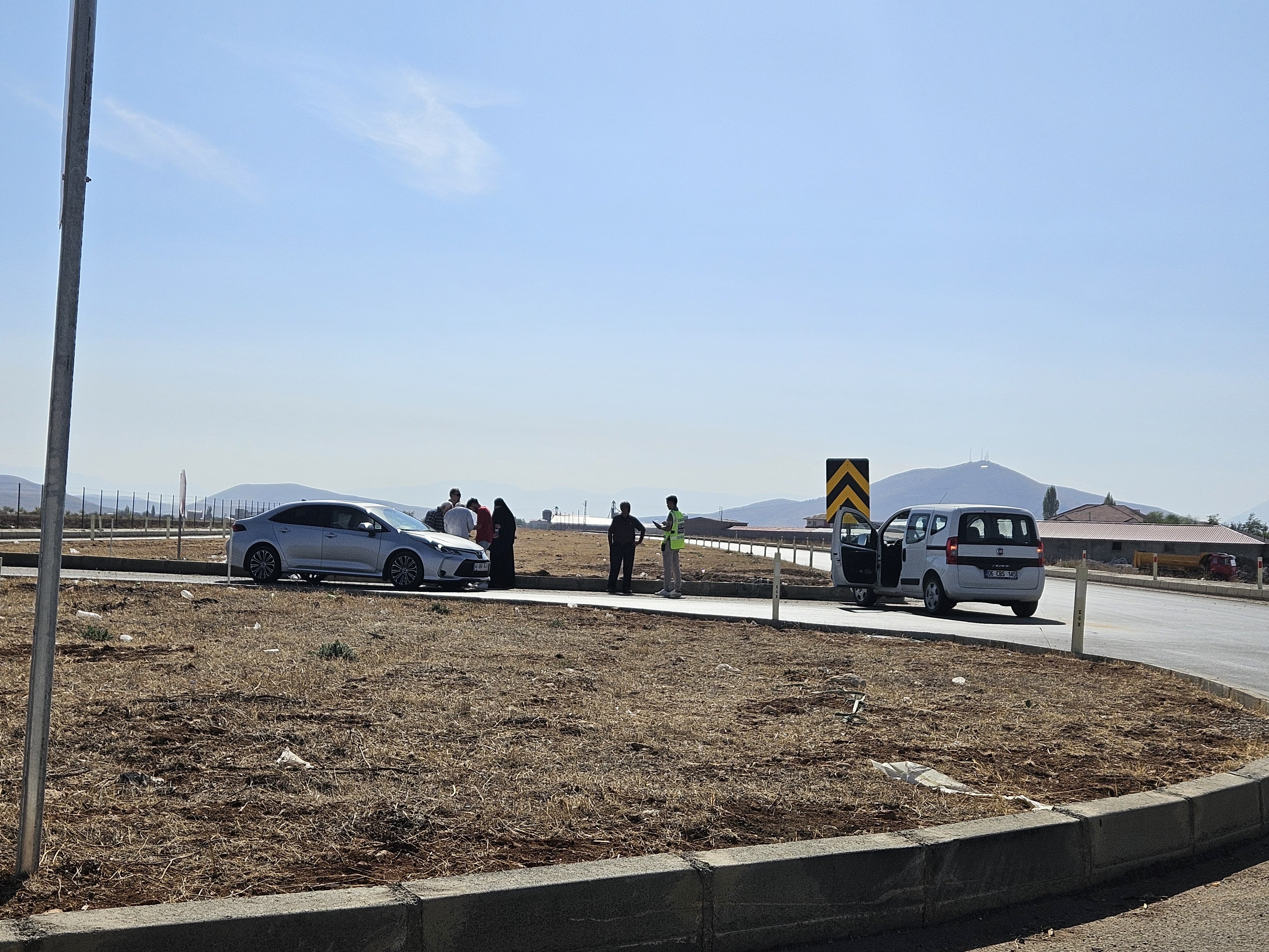 Afşin’de Çevre Yolunda Trafik Kazası 2 Yaralı