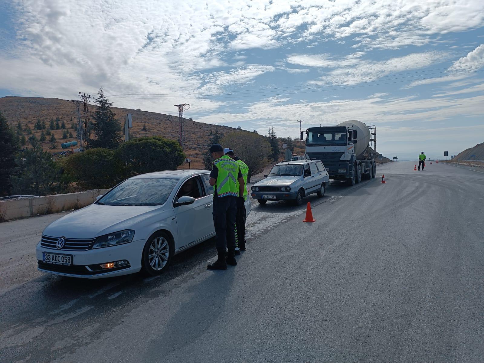 Afşin'de Emniyet Kemeri Denetimi Gerçekleştirildi (2)