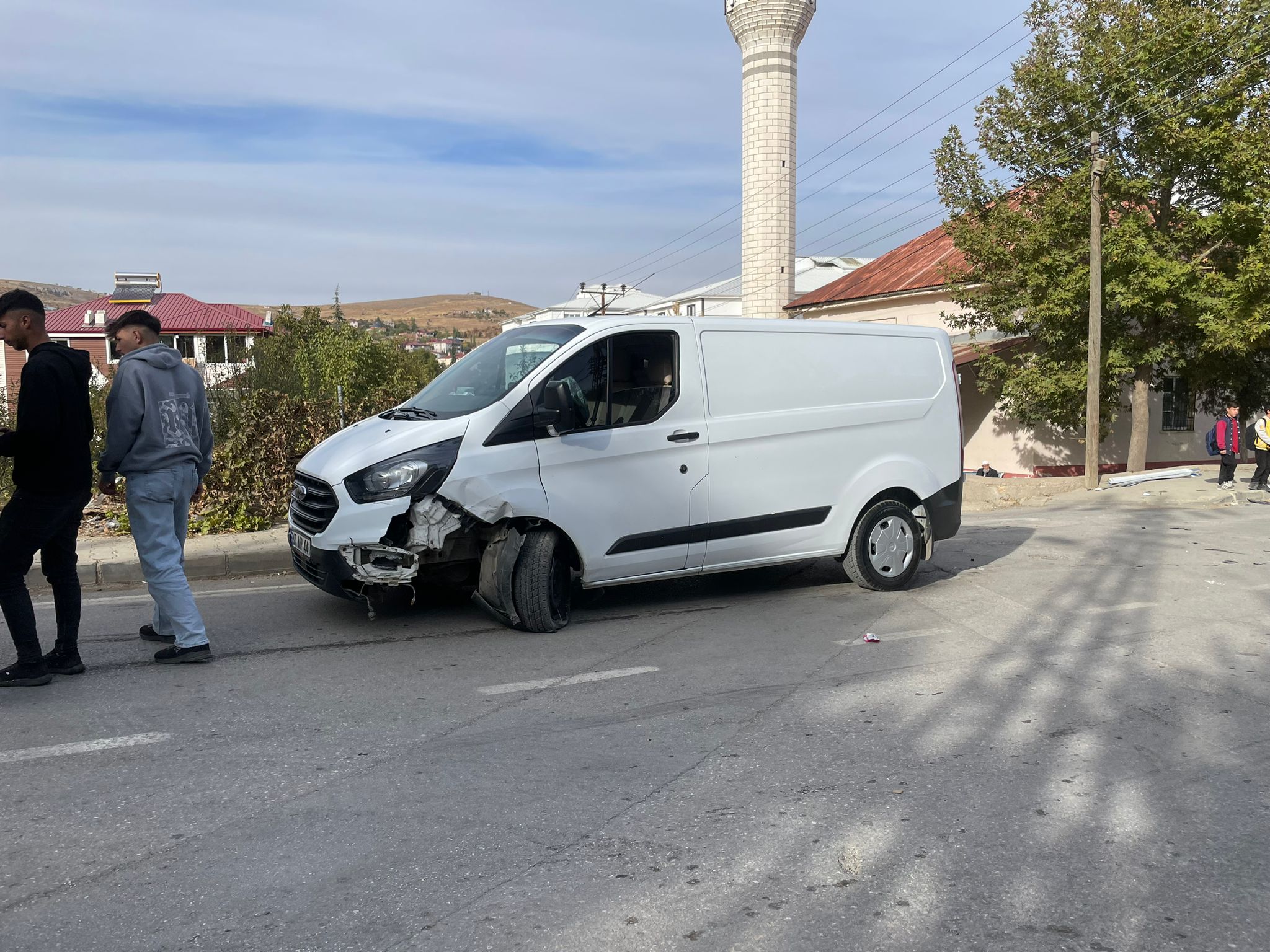 Afşin’de Maddi Hasarlı Kaza Meydana Geldi