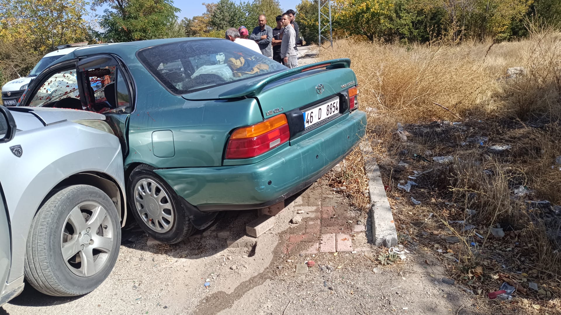 Afşin’de Maddi Hasarlı Trafik Kazası2