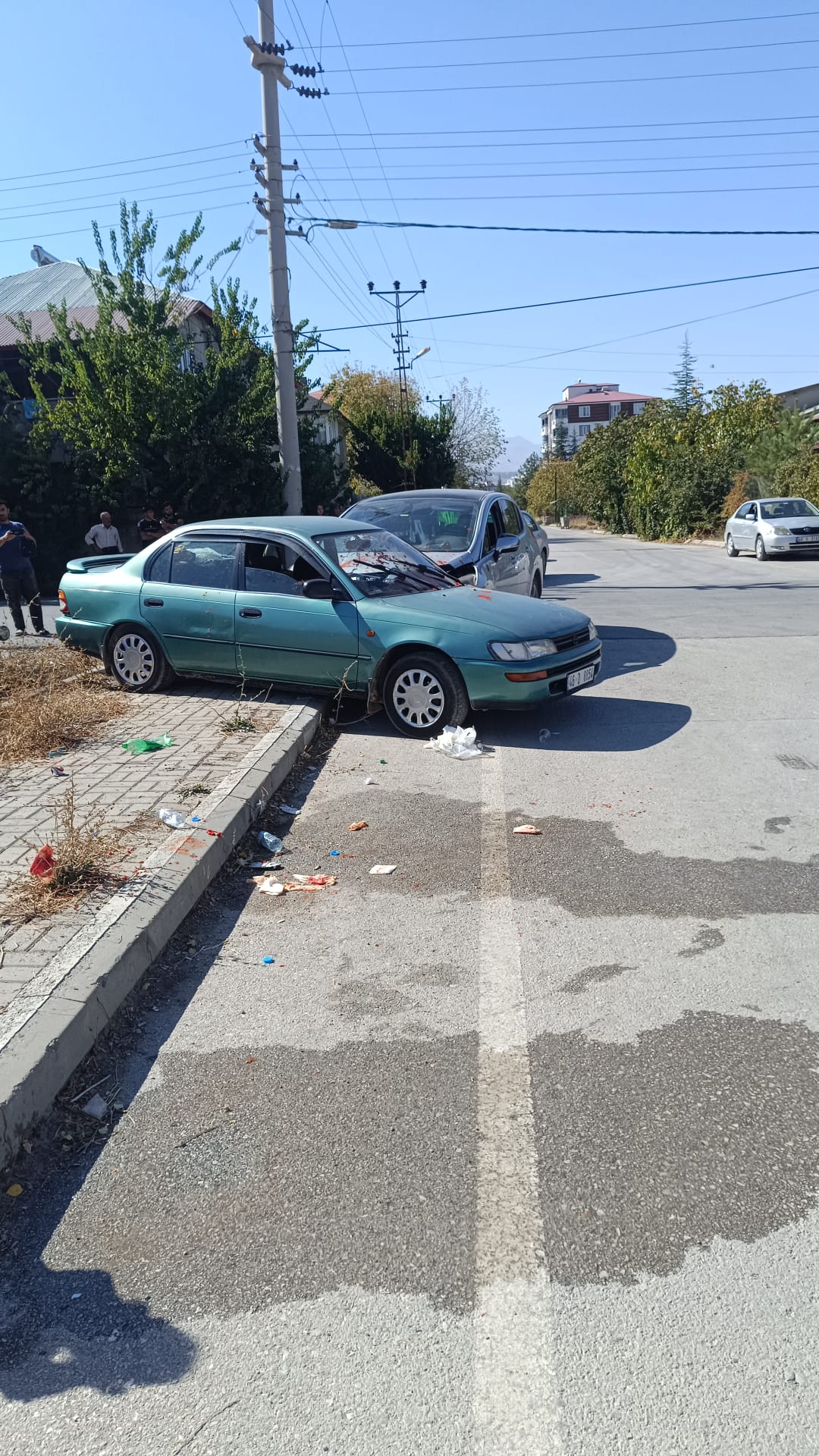 Afşin’de Maddi Hasarlı Trafik Kazası4