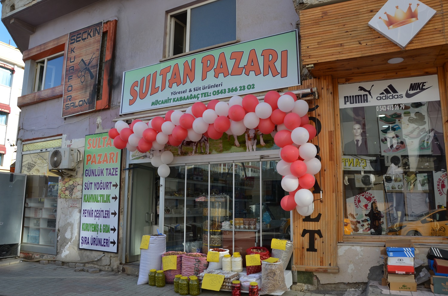 Afşin’de Sultan Pazarı Şarküteri Açıldı (1)