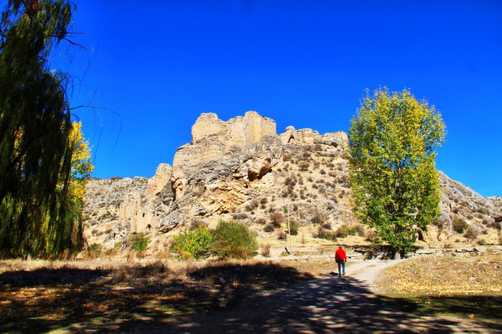 Kahramanmaraş'ta Hurman Kalesi Sarıya Büründü 1