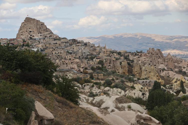 Uçhisar Kalesi'ni 9 Ayda 211 Bin Turist Ziyaret Ettii