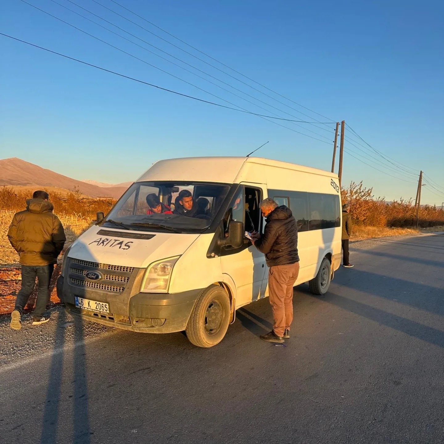 Afşin’de Okul Servis Araçlarına Sıkı Denetim1