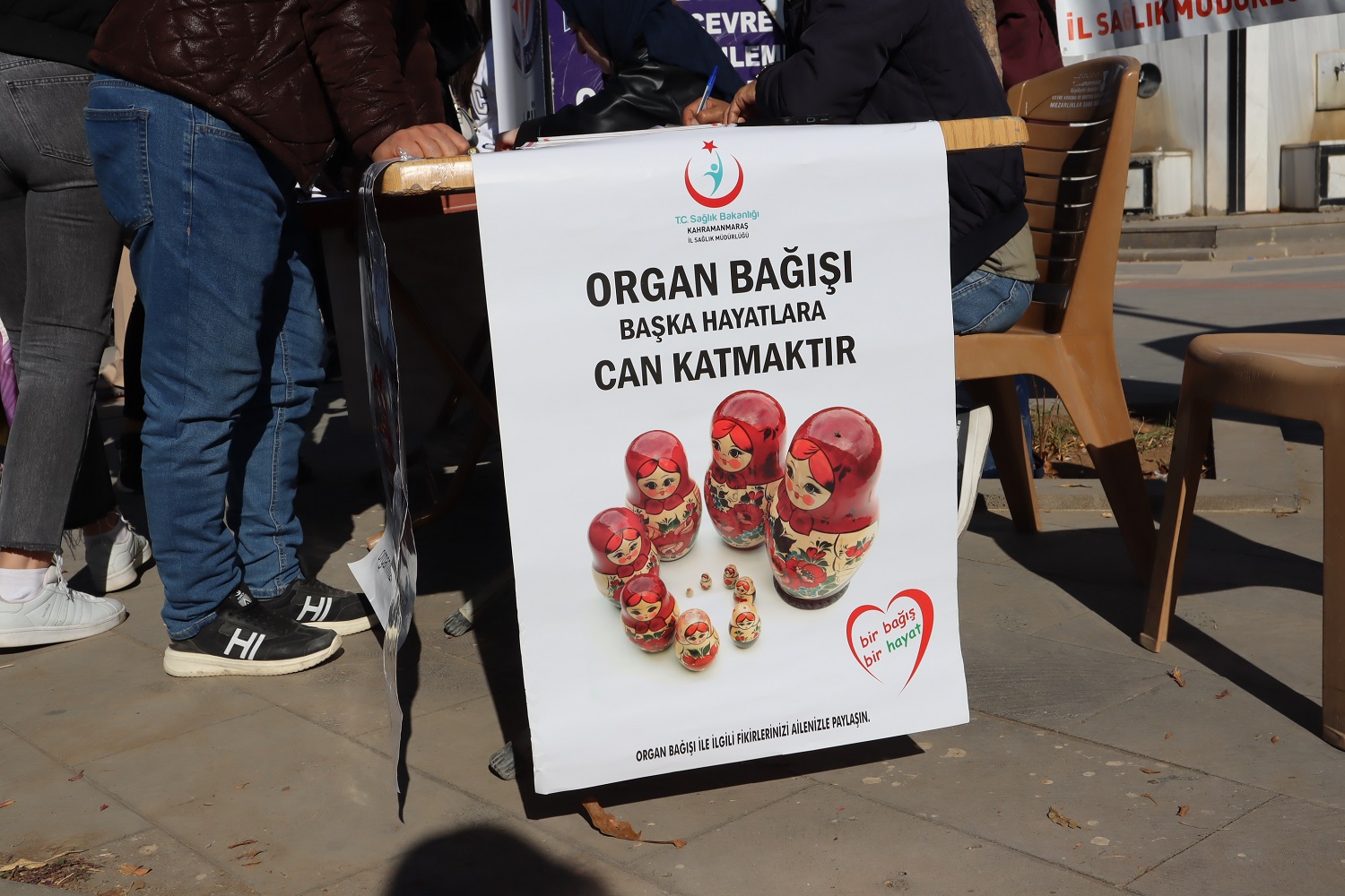 Afşin’de Organ Bağışı Haftası İçin Bilgilendirme Standı Kuruldu (9)