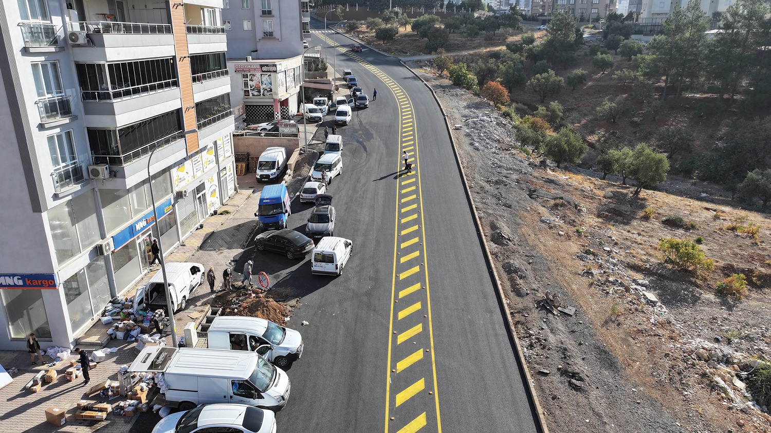 Büyükşehir, Yamaçtepe’nin Ana Arterini Yenileyerek Hizmete Sundu (1)