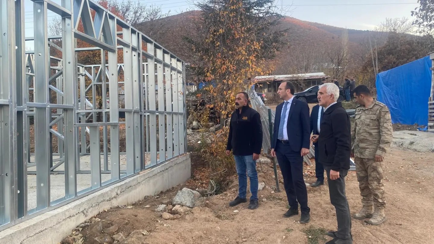 Kaymakam Sarıdoğan, Köy Konutlarını Yerinde İnceledi (5)