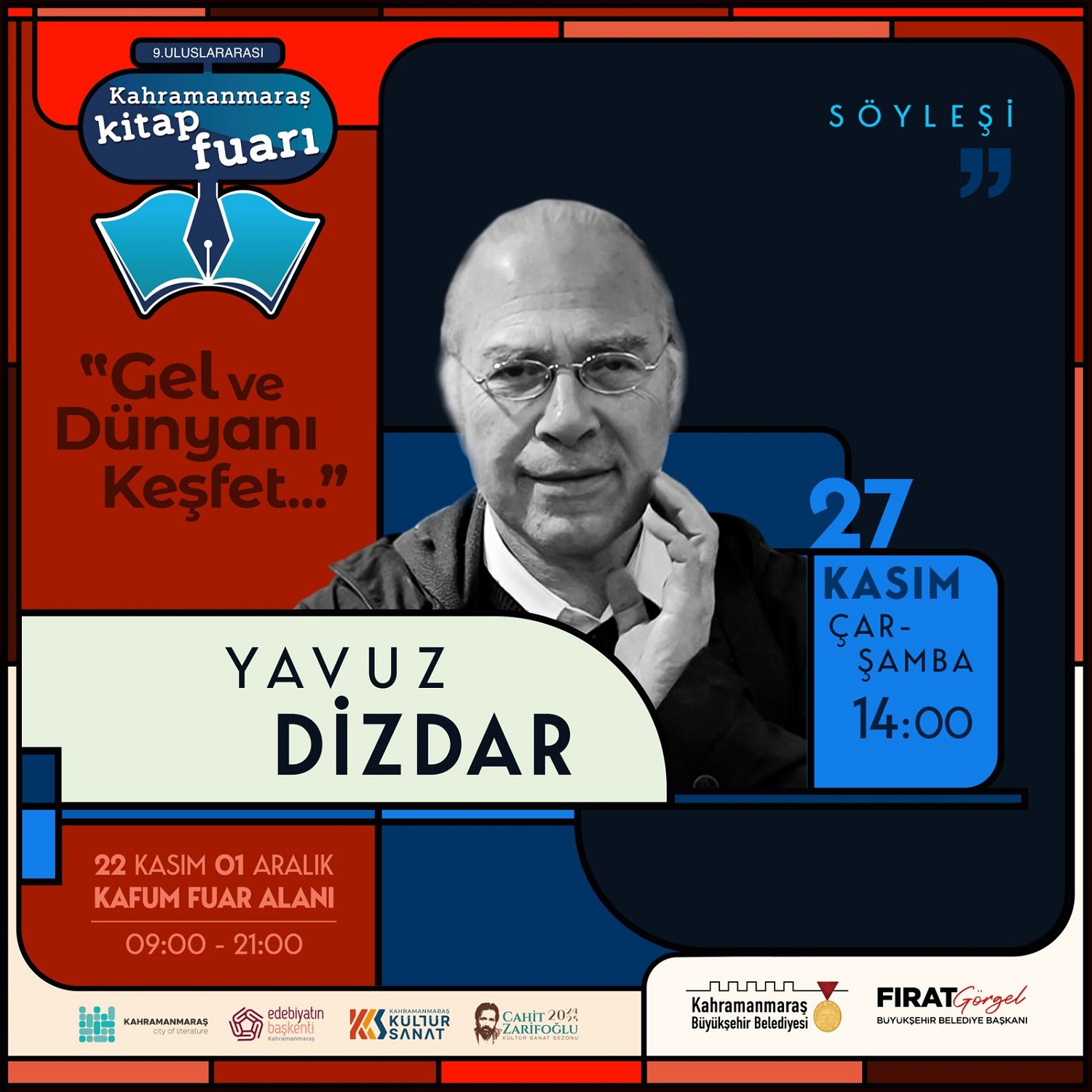 Kitap Fuarı’nda Çarşamba Günü Edebiyat Dolu Bir Gün Yaşanacak (1)