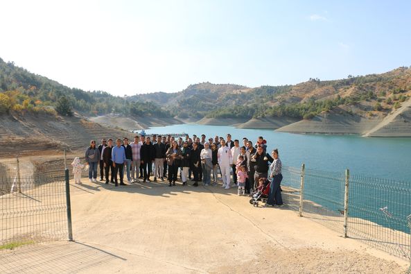 Menzelet Barajı'nda Eğitimlilere Özel Tekne Turu