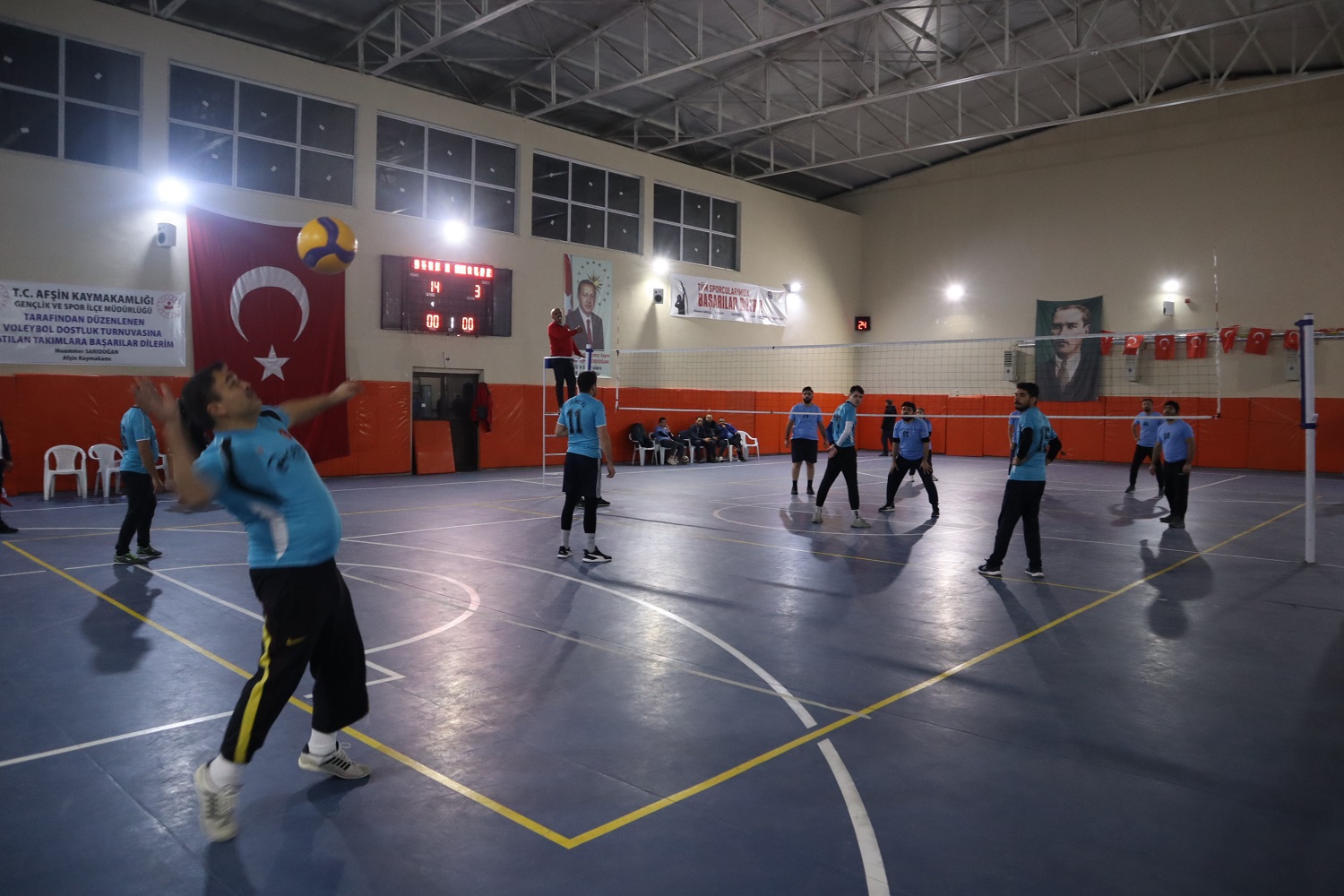 Afşin’de Voleybol Dostluk Turnuvası Başladı (16)