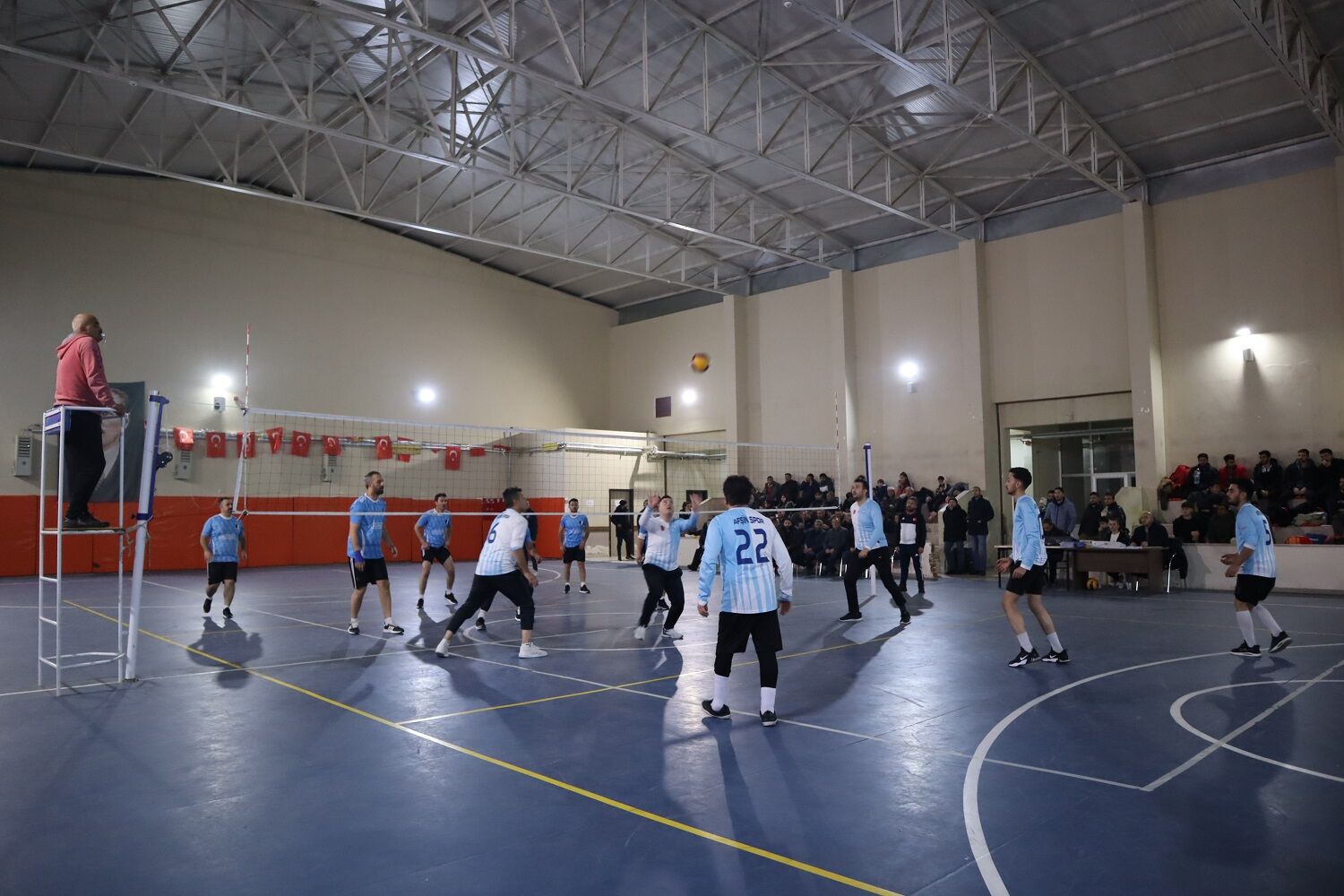 Afşin'de Voleybol Heyecanı F Grubu İlk Maçlarını Tamamladı (1)