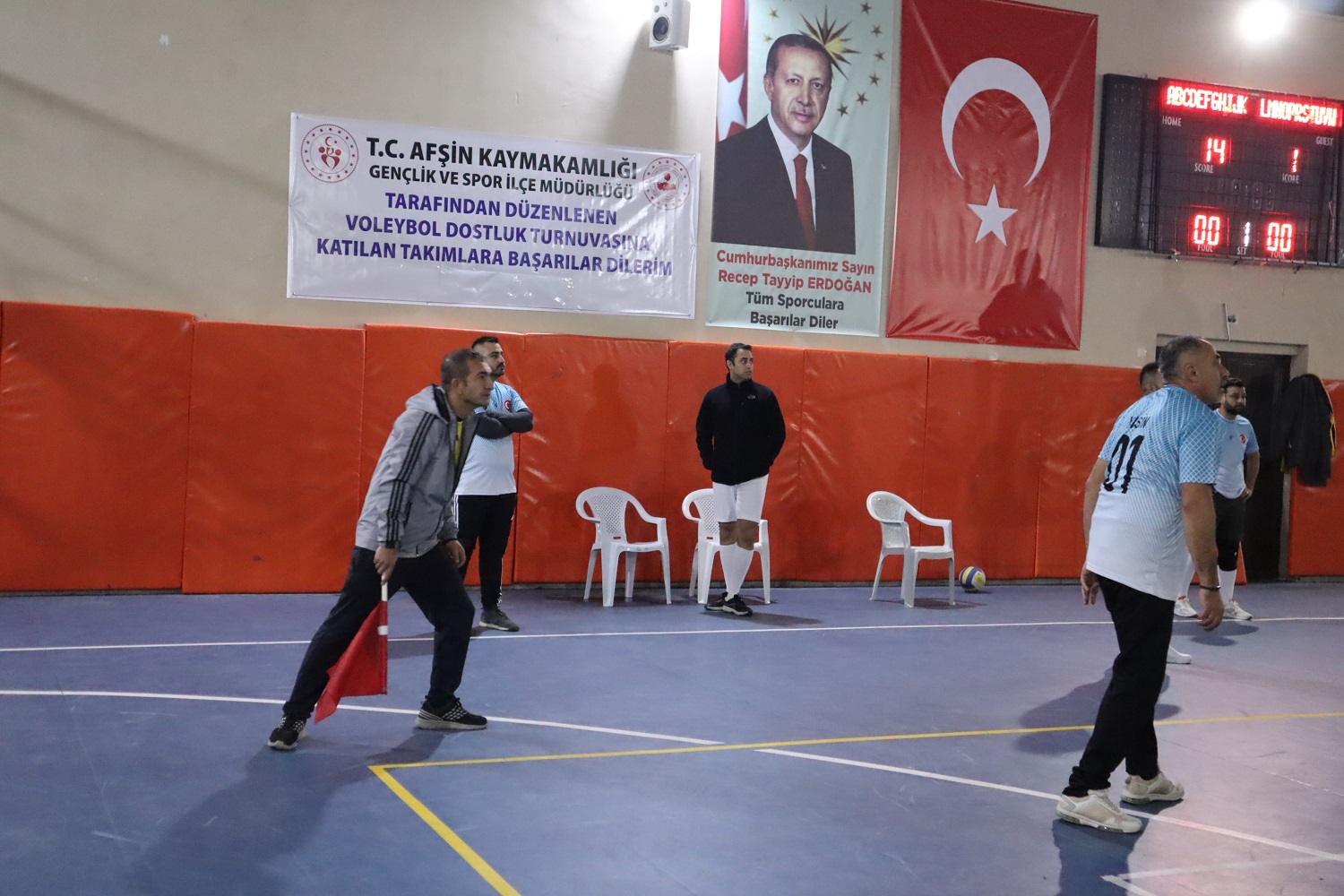 Afşin'de Voleybol Heyecanı G Ve H Grubu İlk Maçlarını Tamamladı (9)