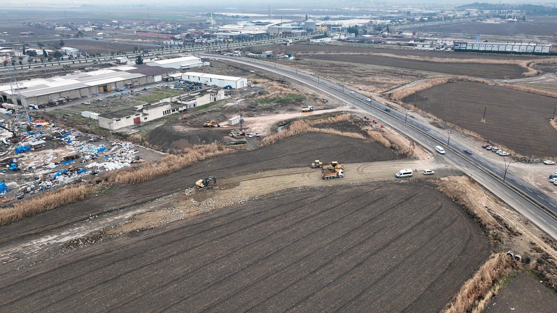 Büyükşehir, Devlet Hastanesi’ne Yeni Yol Çalışmalarına Başladı (3)