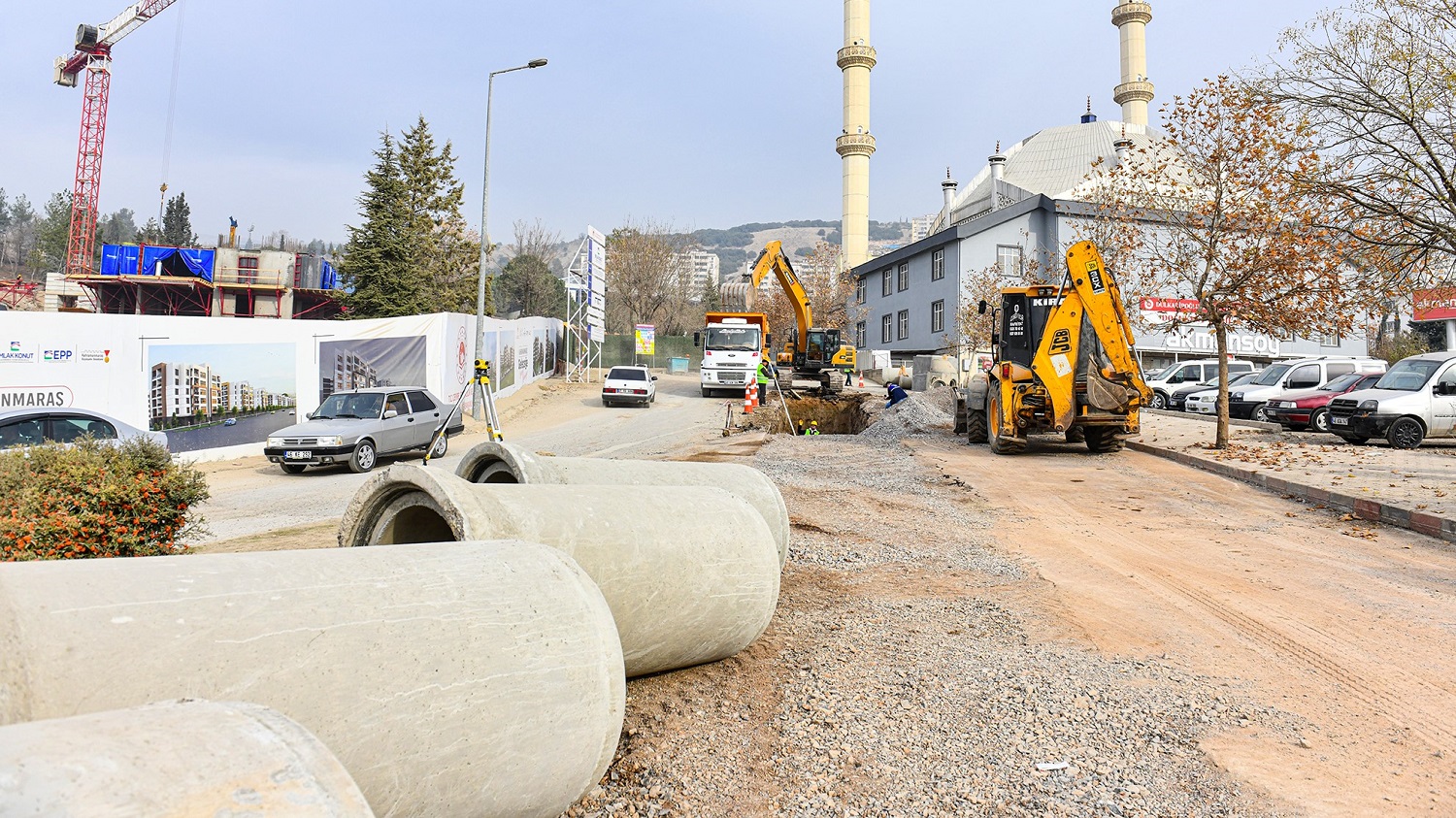 Dulkadiroğlu’nda Da Yeni Altyapı Hatlarının İmalatı Hızla Sürüyor (3)