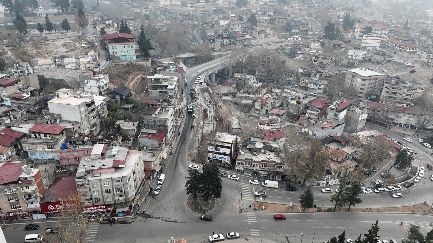 Sarayaltı – Kale Bağlantı Yolunda Çalışmalar Hızla İlerliyor (1)