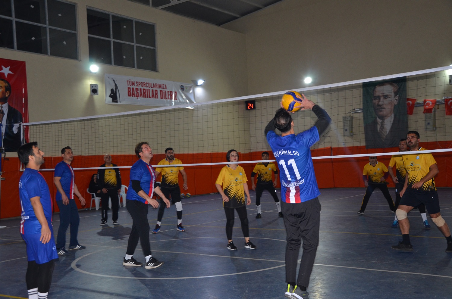 Voleybol Heyecanı Sürüyor F, G Ve H Grubunda İkinci Maçlar Tamamlandı (7)