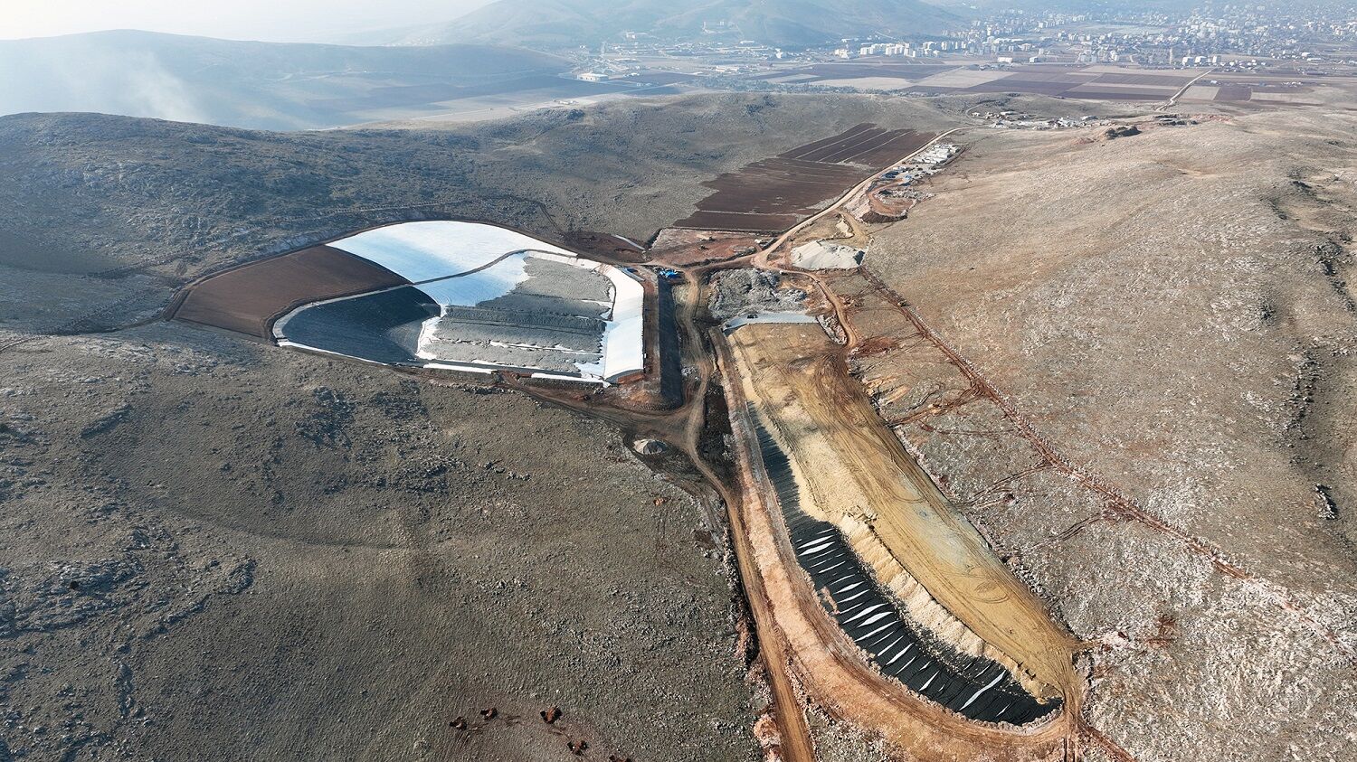 Afşin Entegre Katı Atık Tesisi’nin Yapımı Sürüyor (5)