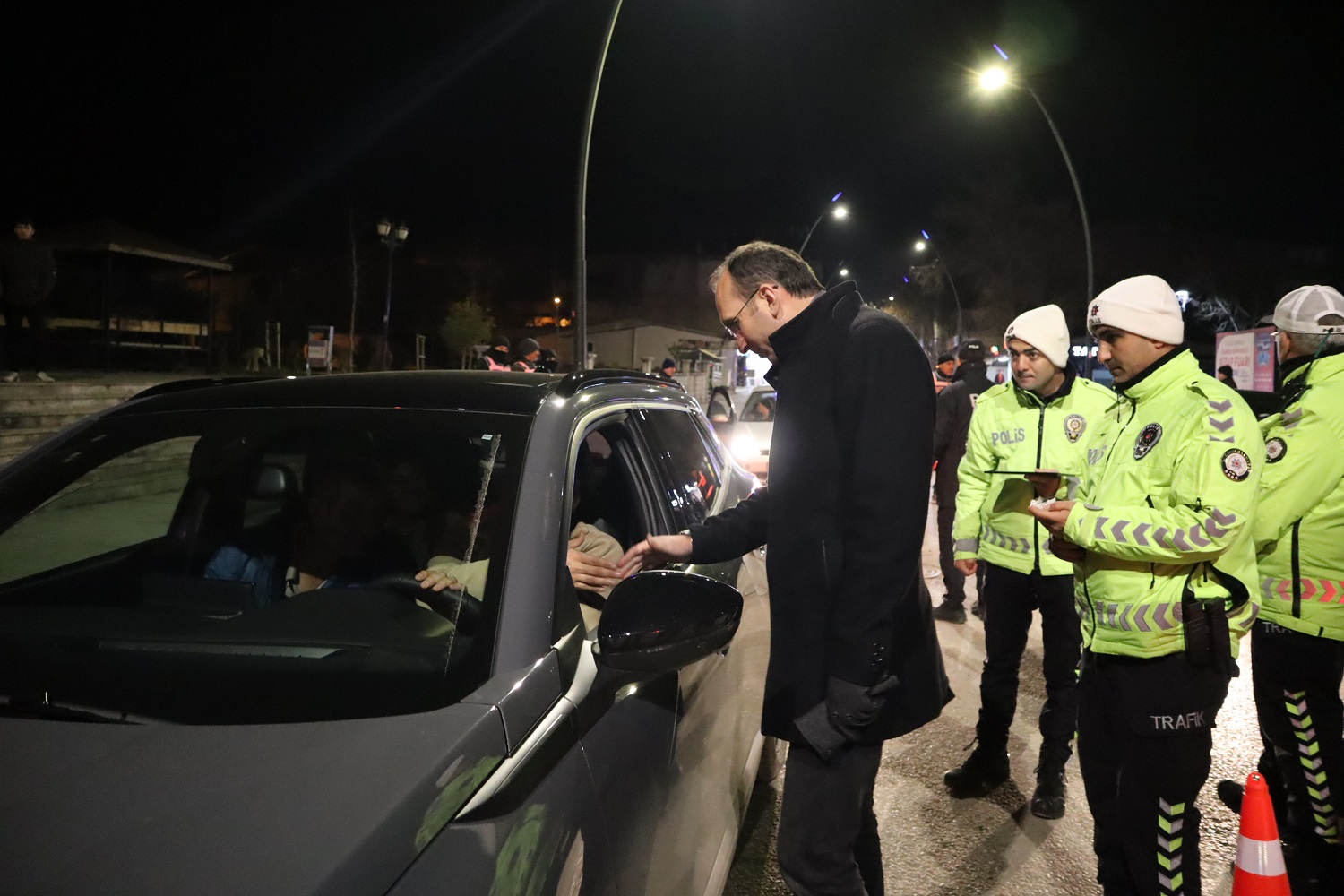 Afşin’de, Yılbaşı Dolayısıyla Trafik Uygulaması Yapıldı (15)