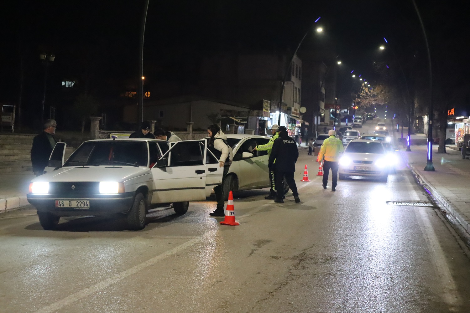 Afşin’de, Yılbaşı Dolayısıyla Trafik Uygulaması Yapıldı (4)