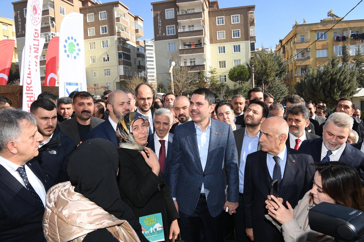 Başkan Görgel Ve Bakan Kurum, Alanda Yürütülen Çalışmaları Yerinde İnceledi (5)