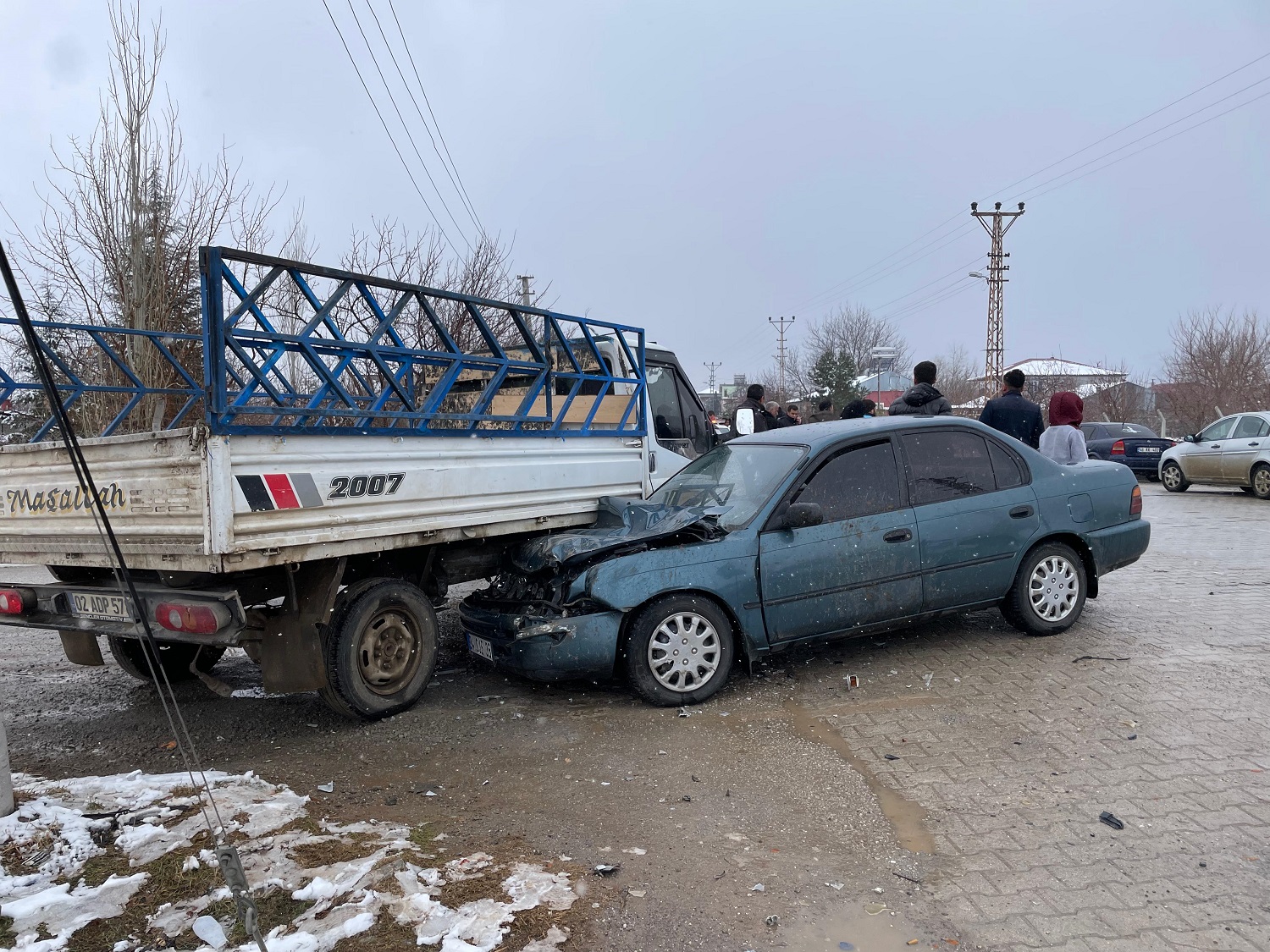 Gaziosmanpaşa Mahallesinde Trafik Kazası 1 Yaralı (4)