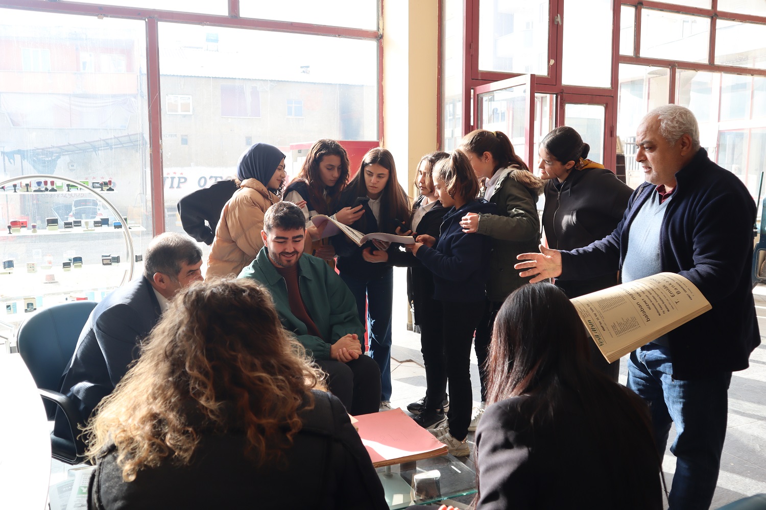 Öğrenciler, Gazete Ve Matbaa Sürecini İnceledi (1)