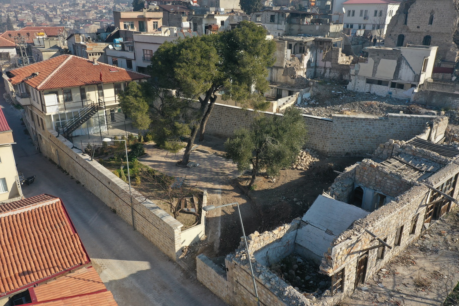 Depremde Zarar Gören Kahramanmaraş'taki Tescilli Kültür Varlıklarının Restorasyonları Sürüyor (4)