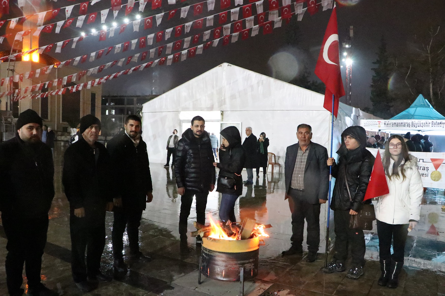 Kahramanmaraş'ta 6 Şubat 2023'Teki Depremlerde Hayatını Kaybedenler Anıldı (10)