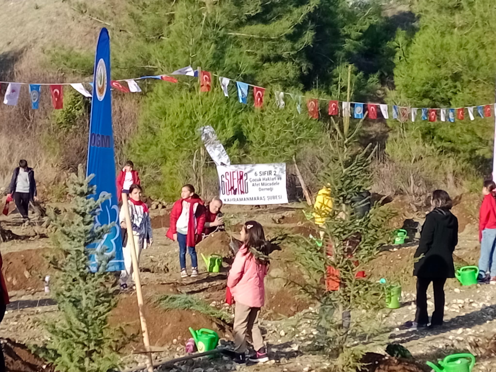 Kahramanmaraş'ta Şehit Öğrenciler Anısına Fidan Dikim Etkinliği Gerçekleştirildi1