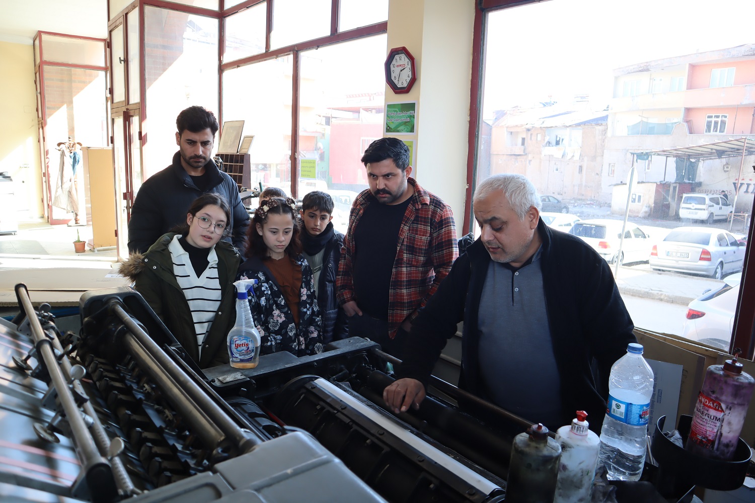 Nadır Ortaokulu Öğrencileri Gazete Baskısını Yerinde İnceledi (4)