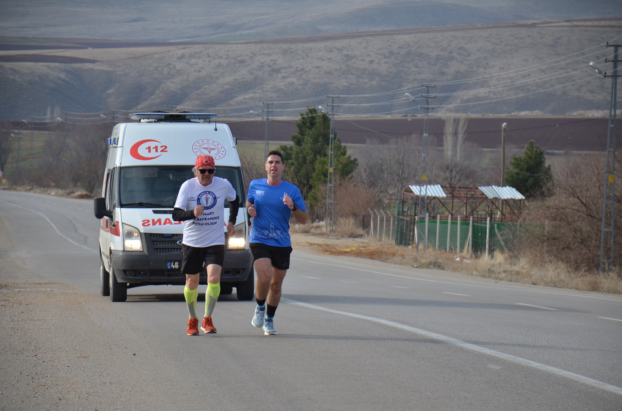 Afşin’de Meslektaşları İçin 14 Kilometre Koştu (3)