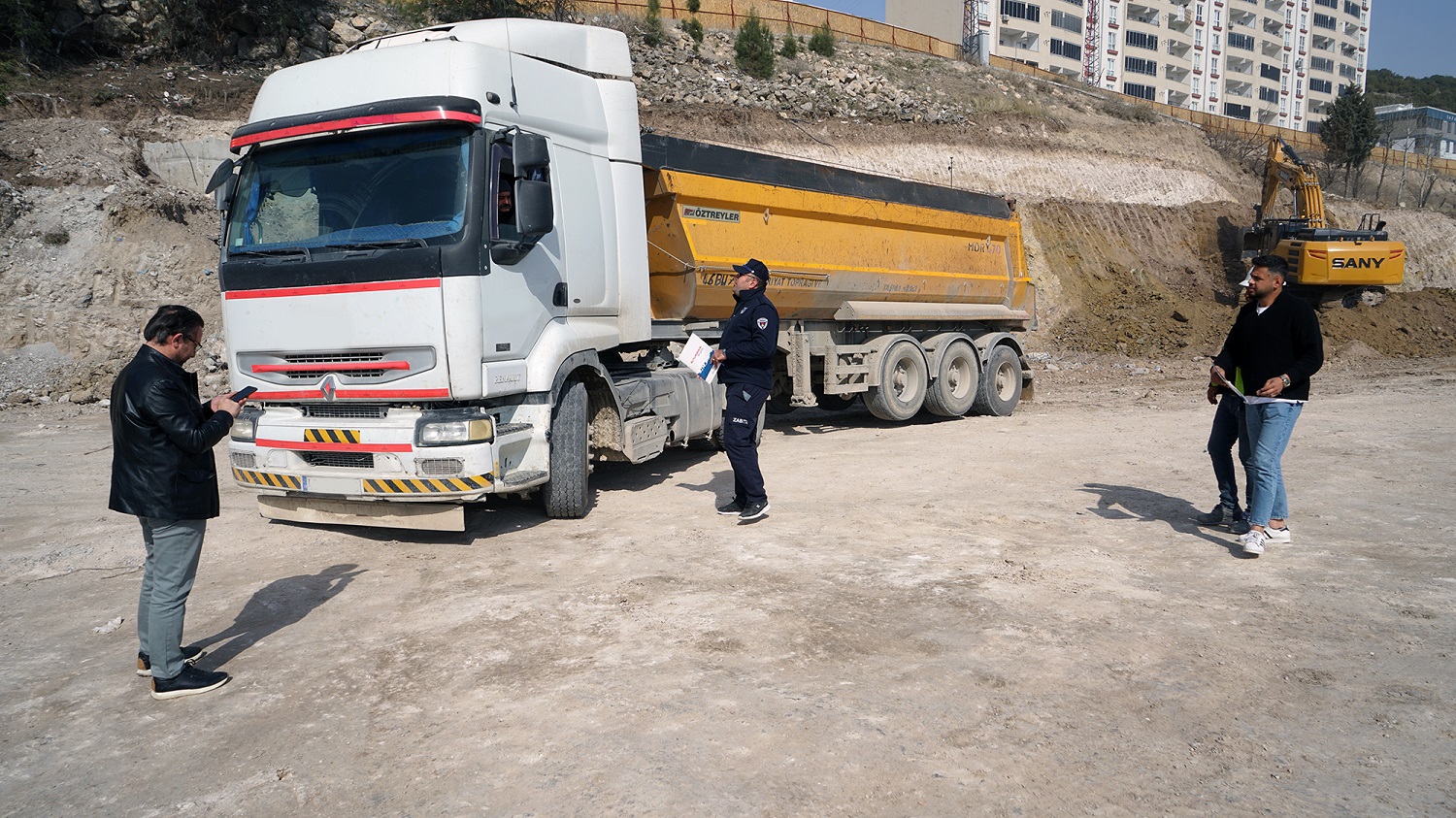 Hafriyat Araçlarına Sıkı Denetim; Çevre Kirliliğine Geçit Yok (1)