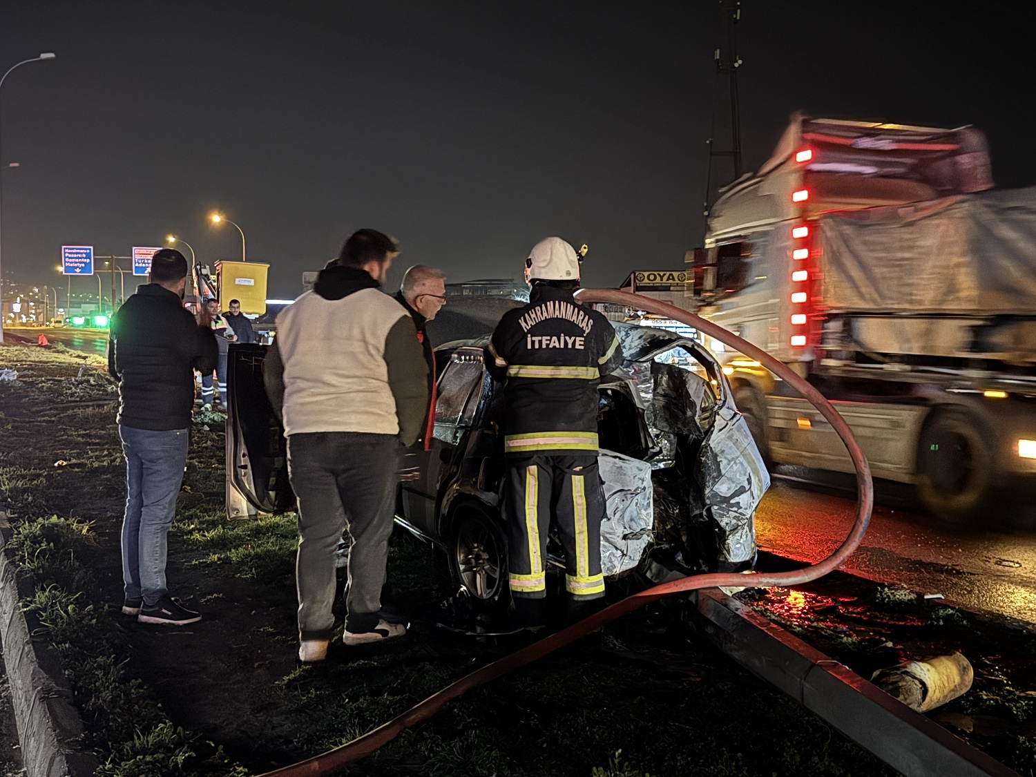 Kahramanmaraş Trafik Kazası 3 Yaralı (4)