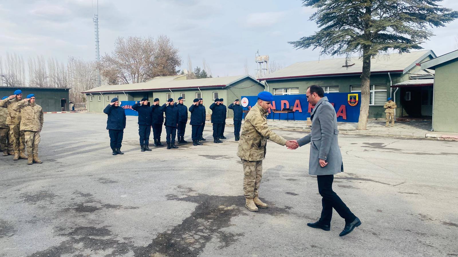 Kaymakam Sarıdoğan’dan Çoğulhan Jandarma Karakol Komutanlığı’na Ziyaret2