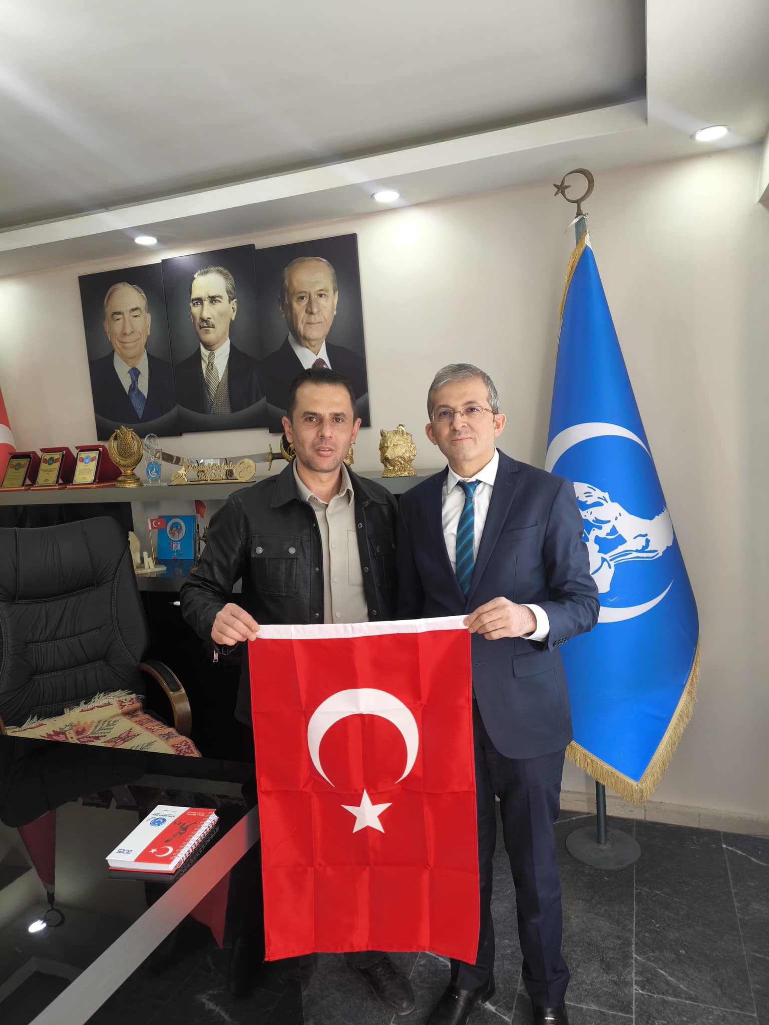 Sendika Başkanı Metin Ve Ocak Başkanı Demirdöğen’den Afşin Ülkü Ocaklarına Ziyaret1