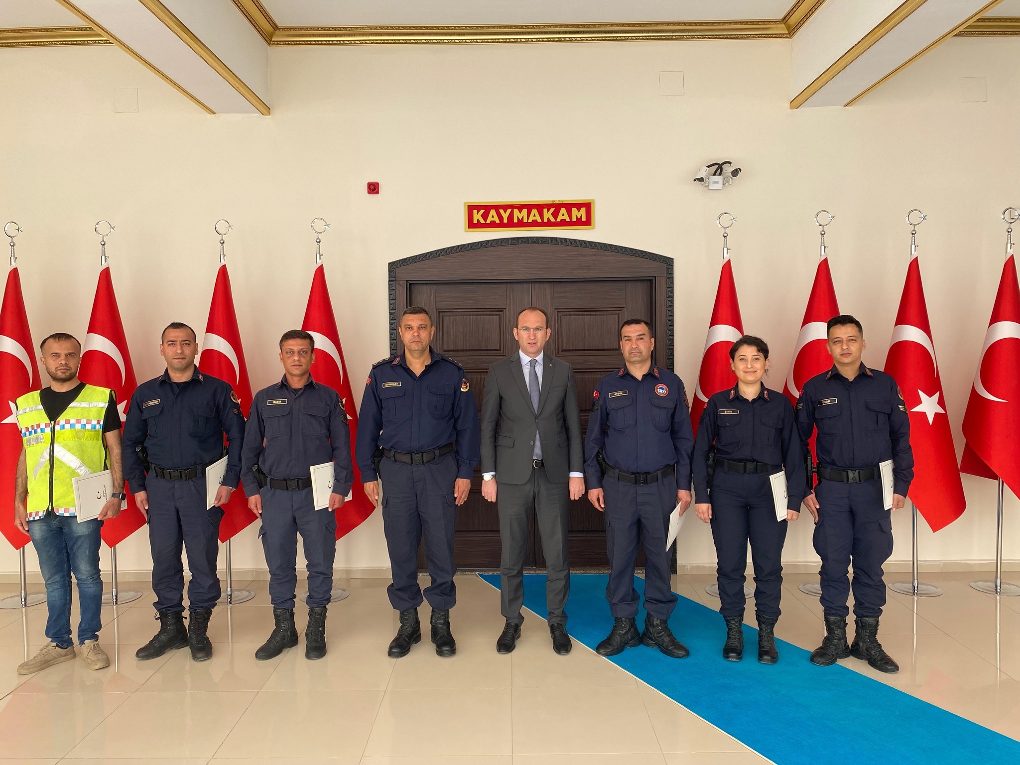 Kaymakam Sarıdoğan'dan İlçe Jandarma Komutanlığı Personeline Teşekkür Belgesi4