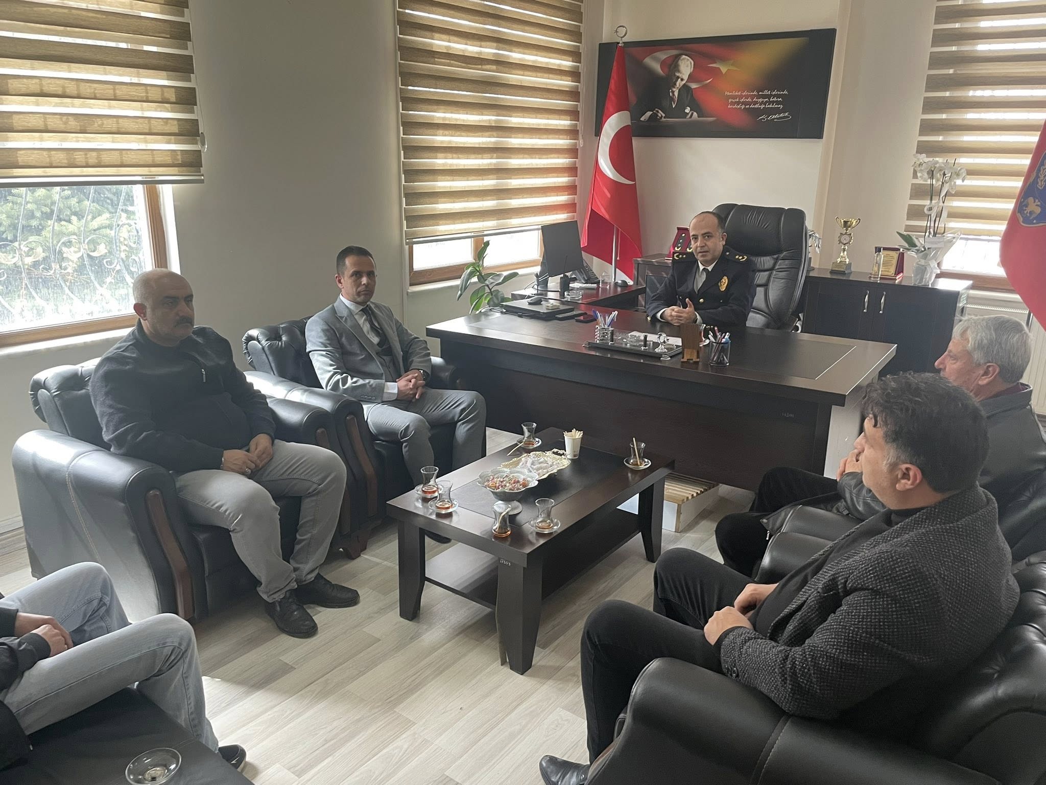 Ülkü Ocakları’ndan İlçe Emniyet Müdürlüğüne Ziyaret