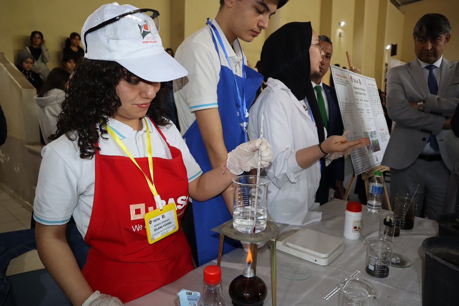 Afşin Fen Lisesi’nde Tübi̇tak Destekli Bilim Fuarı Düzenlendi (18)