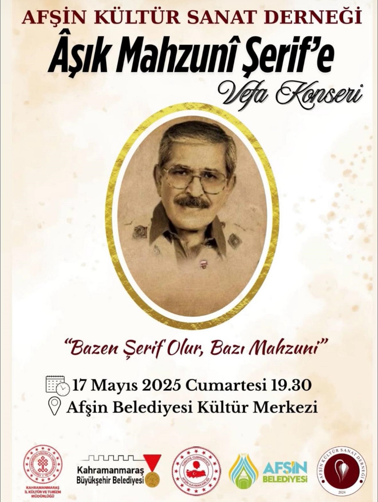 Afşin’de Aşık Mahsuni Şerif’e Vefa Konseri Düzenlenecek (2)