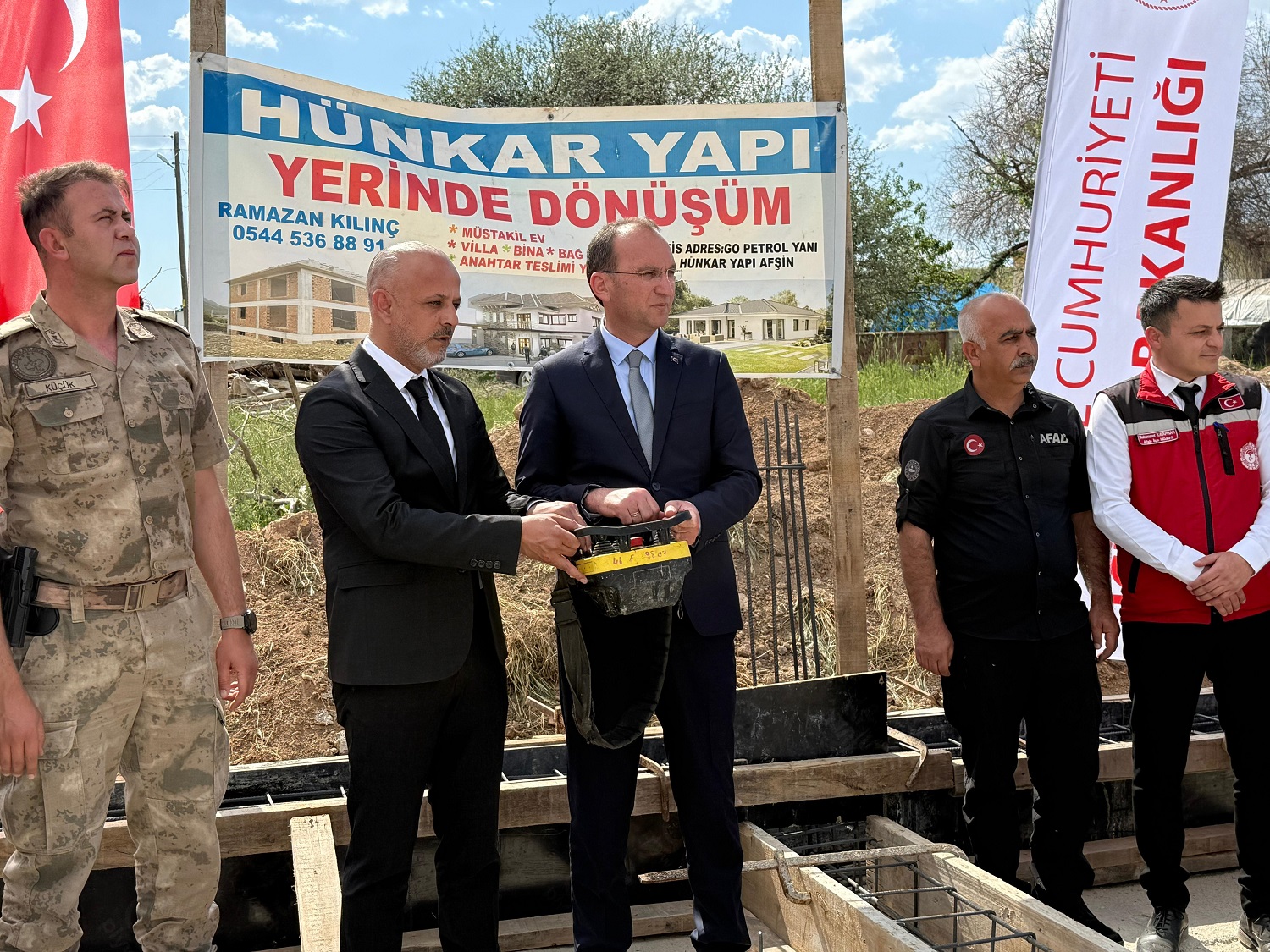 Afşin'de İlk Ahır Temeli Soğucak Mahallesi’nde Atıldı8
