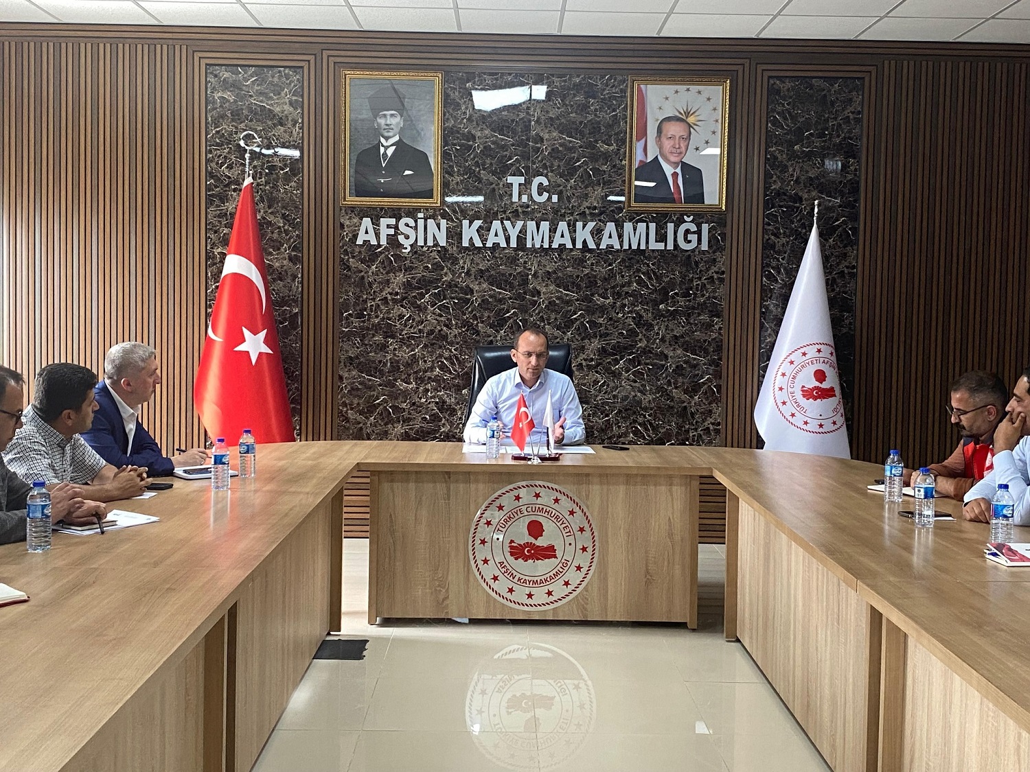 Afşin'de Konteynerlerin Tahliye Planlaması Yapıldı (2)